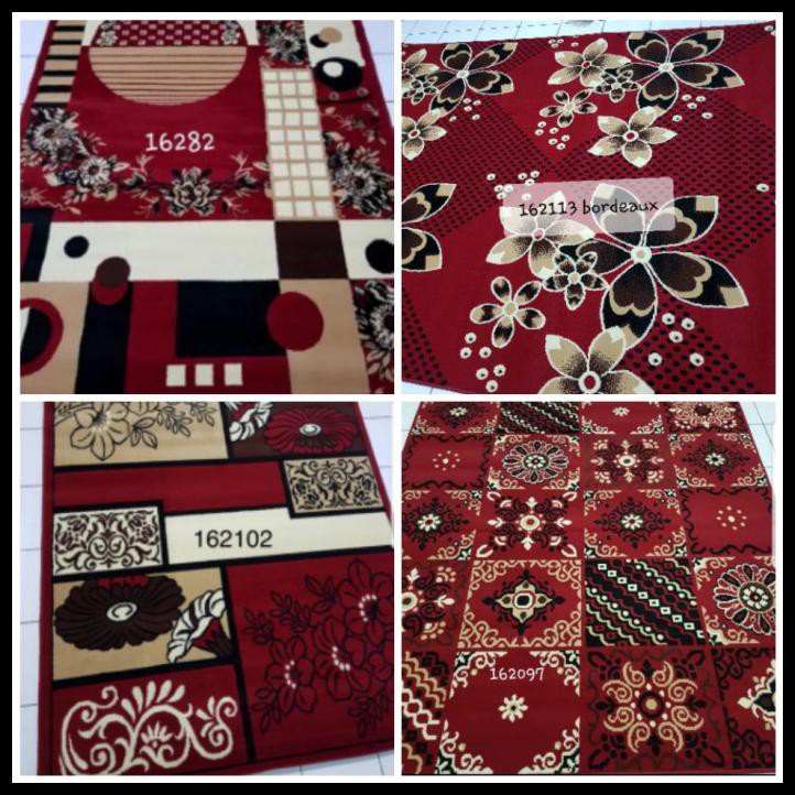 Karpet Permadani Kode 16282 Warna Bordeaux 160X210