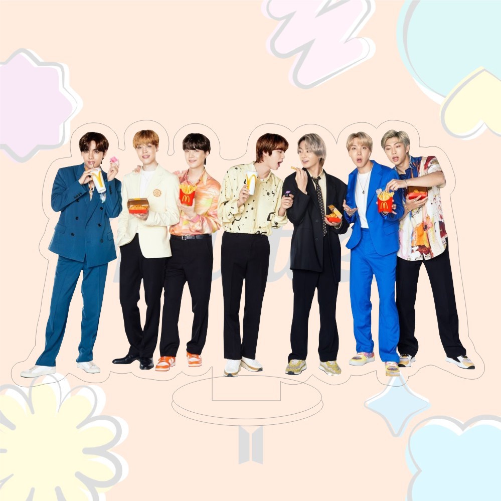 Ornamen Desain BTS Mentega V SUGA JK Untuk Koleksi