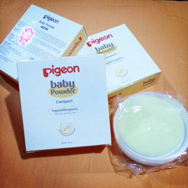 Pigeon baby compact powder bedak bayi padat