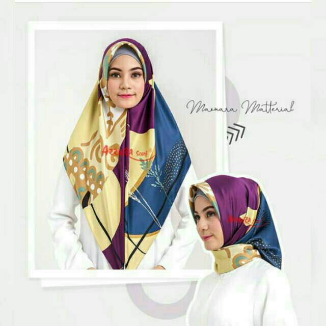 NUNAYA HAZEL Jilbab Motif Segi Empat - Part 1