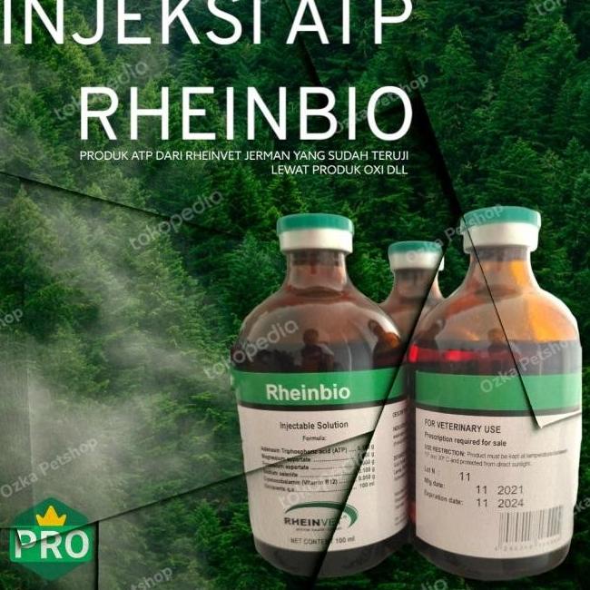 DISKON TERBATAS Rheinbio 100ml Obat Hewan / Ternak ATP Injeksi