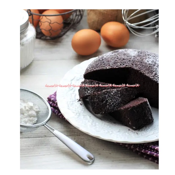 Pondan Brownies Kukus Ketan Hitam 400gr Tepung Instan Membuat Bronis Premiks Brownies Cake Mix Premix Powder