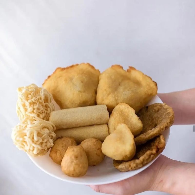 PEMPEK PALEMBANG ASLI IKAN PAKET ISI 20 PCS  FREE PEMPEK KULIT ISI 5 - PEMPEK PALEMBANG ASLI - PEMPEK MURAH