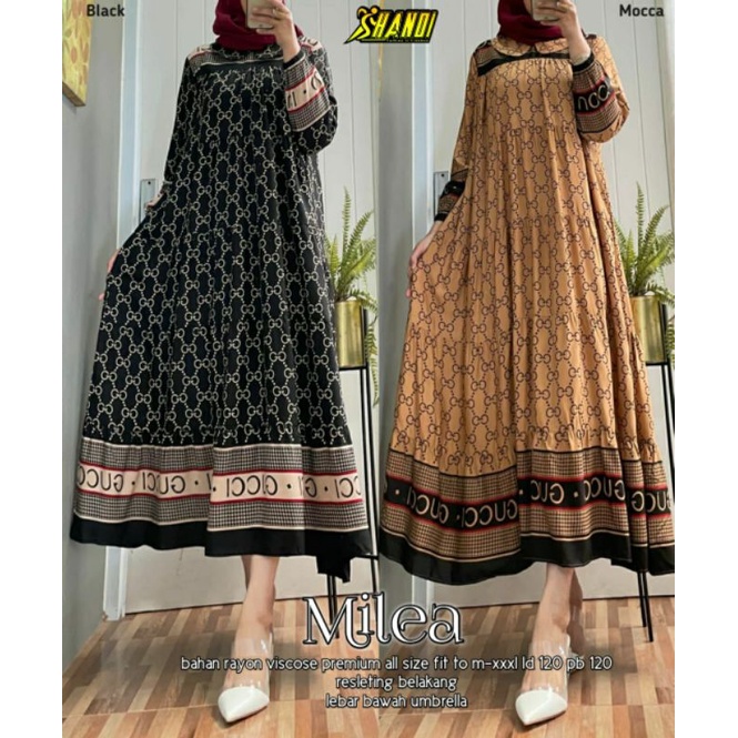 MILEA MIDI DRESS ORIGINAL PRODUK BY SHANDI / REAL PICT