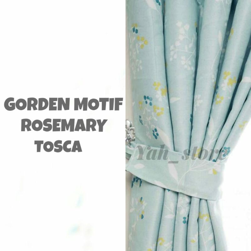 Yah_store. GORDEN WARNA BIRU GORDEN MOTIF BUNGA GORDEN MOTIF GORDEN IMPORT GORDYN TEBAL TIRAI HORDEN