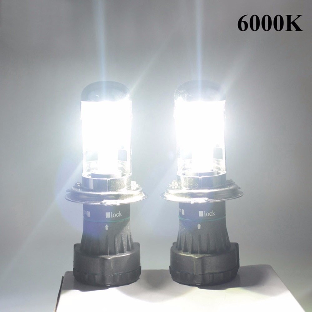 Lampu Mobil Headlight HID Xenon H4 6000K 35W 1 PCS