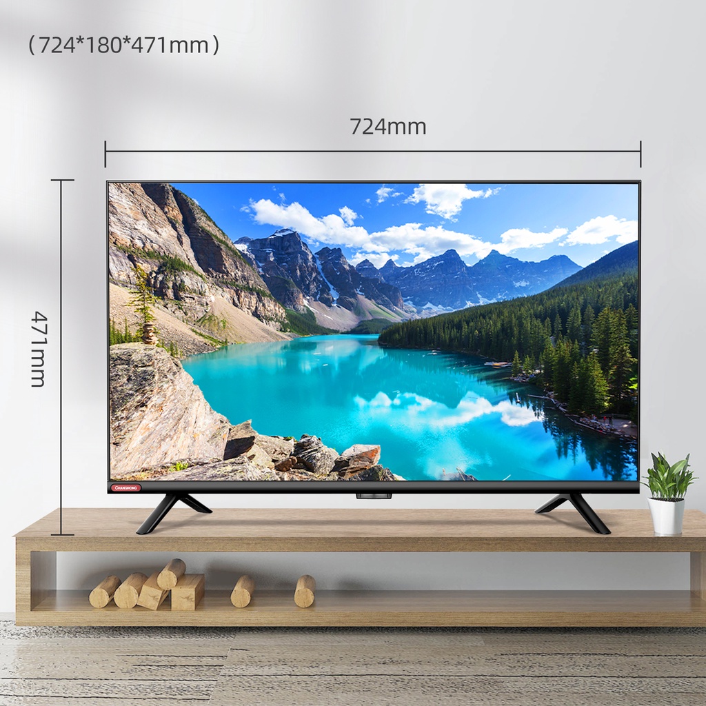 NEW Changhong 32 Inch Android 11 Frameless Smart TV Digital LED TV HD (L32G7N) -Netflix-Youtube Garansi Resmi 3 Thn