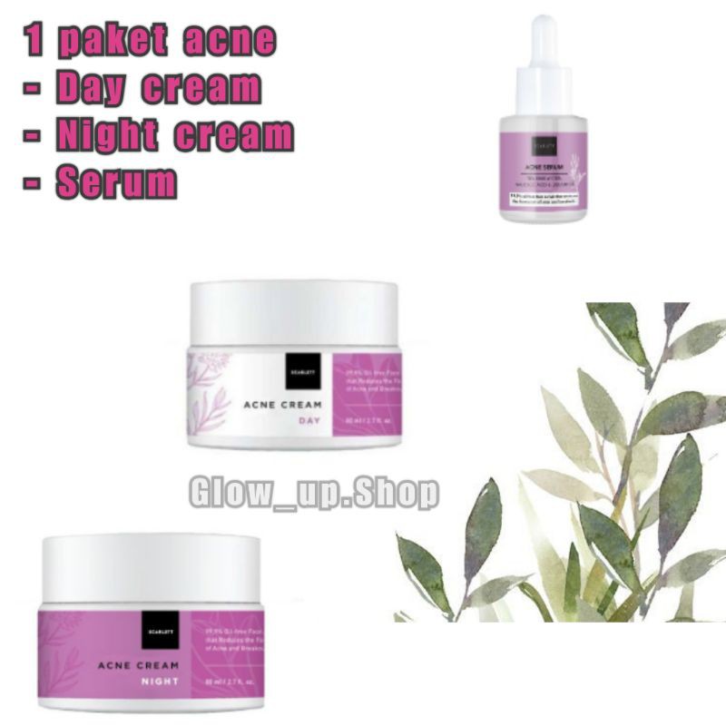 Paket skincare scarlet Acne