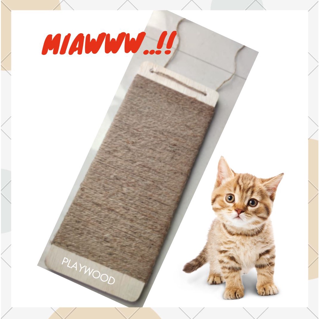 PROMO Portable Cat Scratcher / scarching pad  / Cakaran Kucing. Garukan Kucing