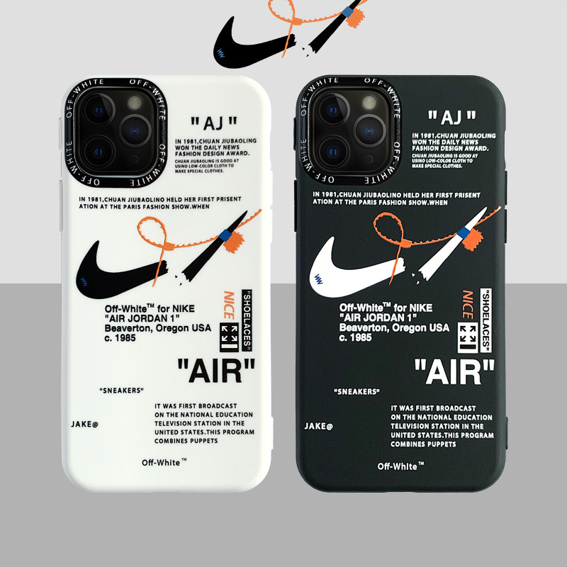 IPHONE Street Fashion Hitam Dan Putih Pola Kait Rusak Casing Ponsel Tpu Cocok Untuk Iphone11 12 13 14 Pro Max X Xs Max Xr 7 8 Plus Case Cover