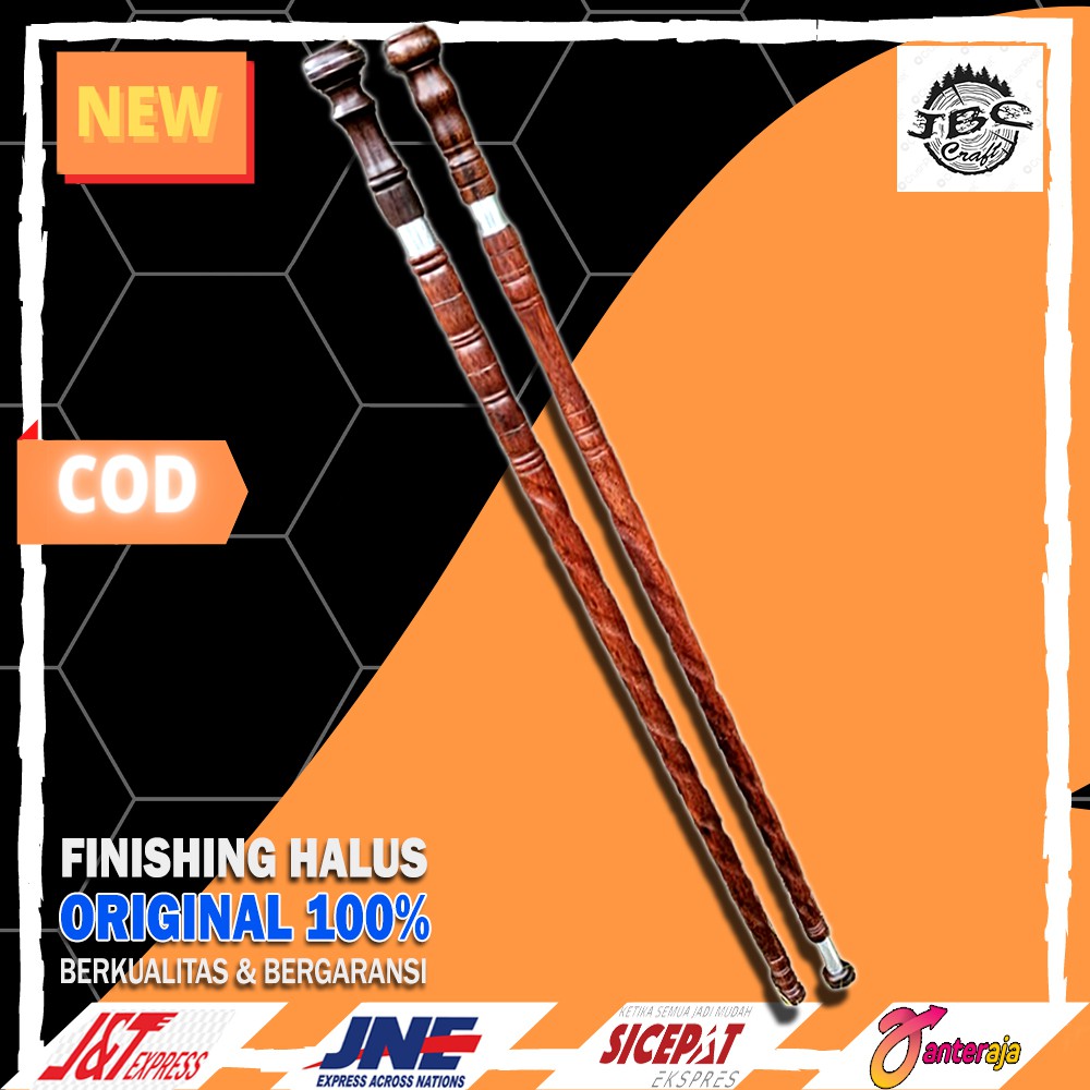 Tongkat jalan kayu galih asem TONGKAT BANTU JALAN KAYU GALIH ASEM