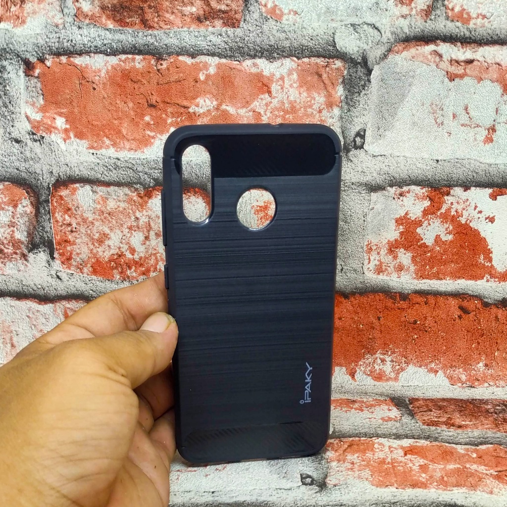 Softcase Asus X00PD Black Carbon Fiber Case Asus Zenfone Max M1 ZB555KL