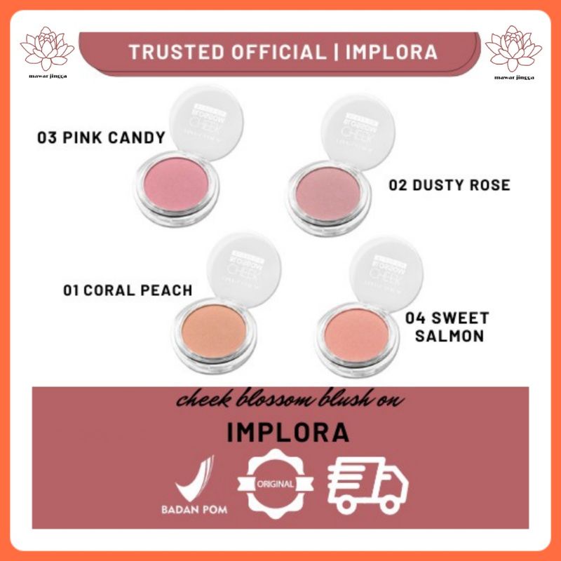 IMPLORA BLUSH ON Implora Cheek Blossom &amp; Blush On