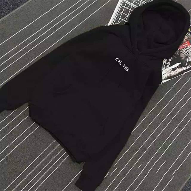 Sweater | jaket hodie OH YES bahan babyterry fit L