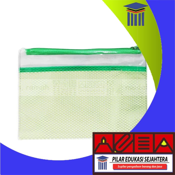 

ZIPP FILE A5 JARING TRANSPARAN MURAH