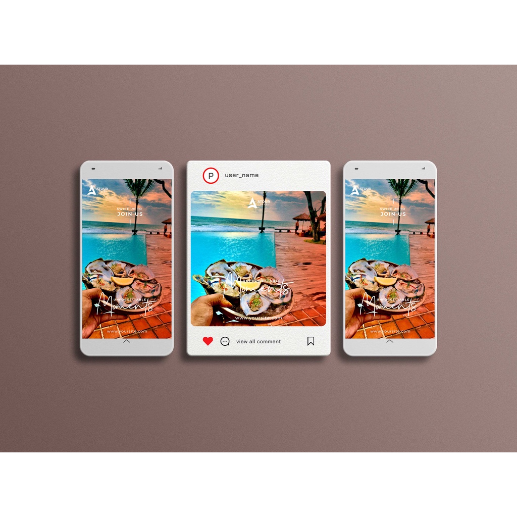 Template Instagram Story dan Feed untuk Konten Branding Termurah