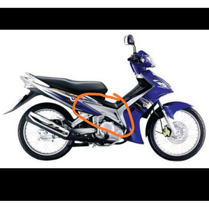 SAMBUNGAN BODY TENGAH KANAN KIRI JUPITER MX OLD HITAM ORI