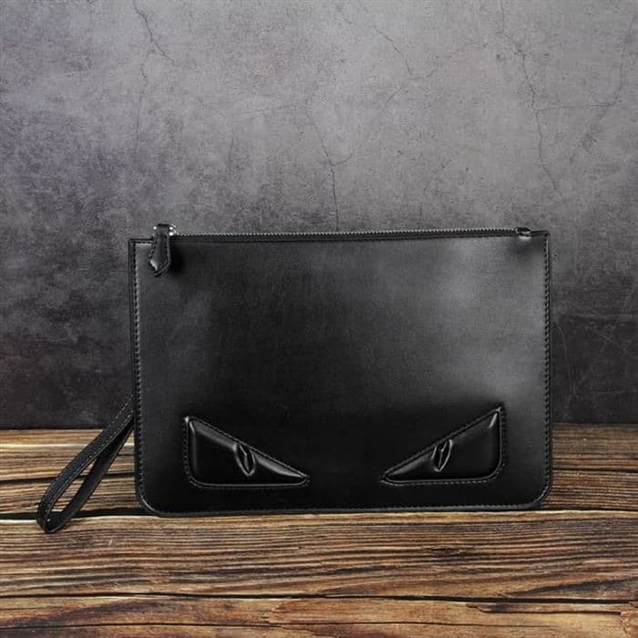 COXce KIRO.ID Tas Tangan Pria / Clutch Cowok Import ORI MB1097 - Hitam mantap