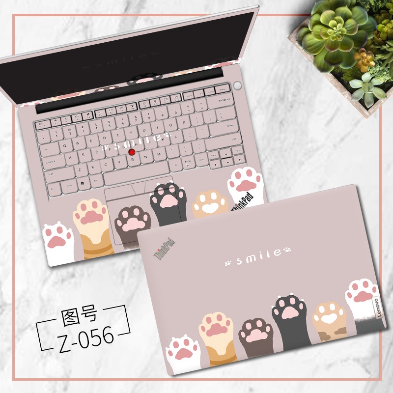 3 Pcs Stiker Pelindung Keyboard Laptop Lenovo Thinkbook 16P G2 + E14 Gen 2 X1 carbon 2021 Gen9 Motif Print Kartun