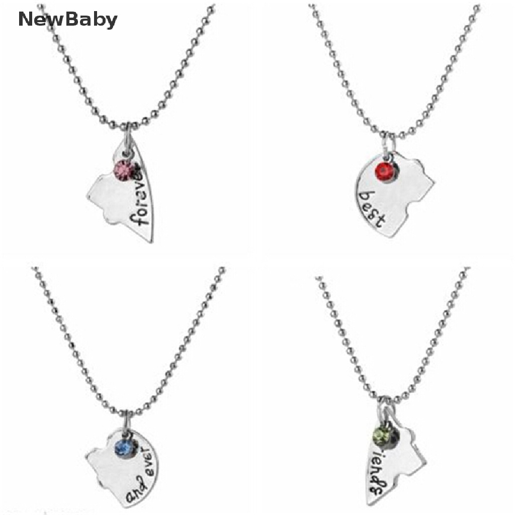 Kalung Rantai Persahabatan Liontin Puzzle Hati Motif Best Friends Forever And Ever Untuk Wanita