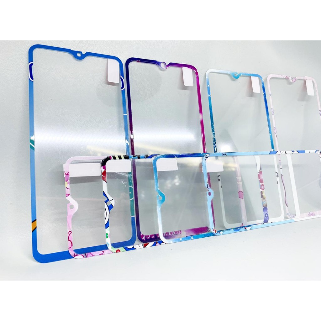 Tempered Glass Motif Karakter Oppo A1k, A3S, A5s, A7, F11, F5, F9, A37 Neo 9, A5 2020, A9 2020