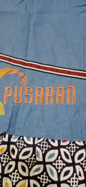 Kirana 2 Maxy Dress Jeans Wash Premium Fashion Wanita Solo Murah Mix Batik Bordir Asli