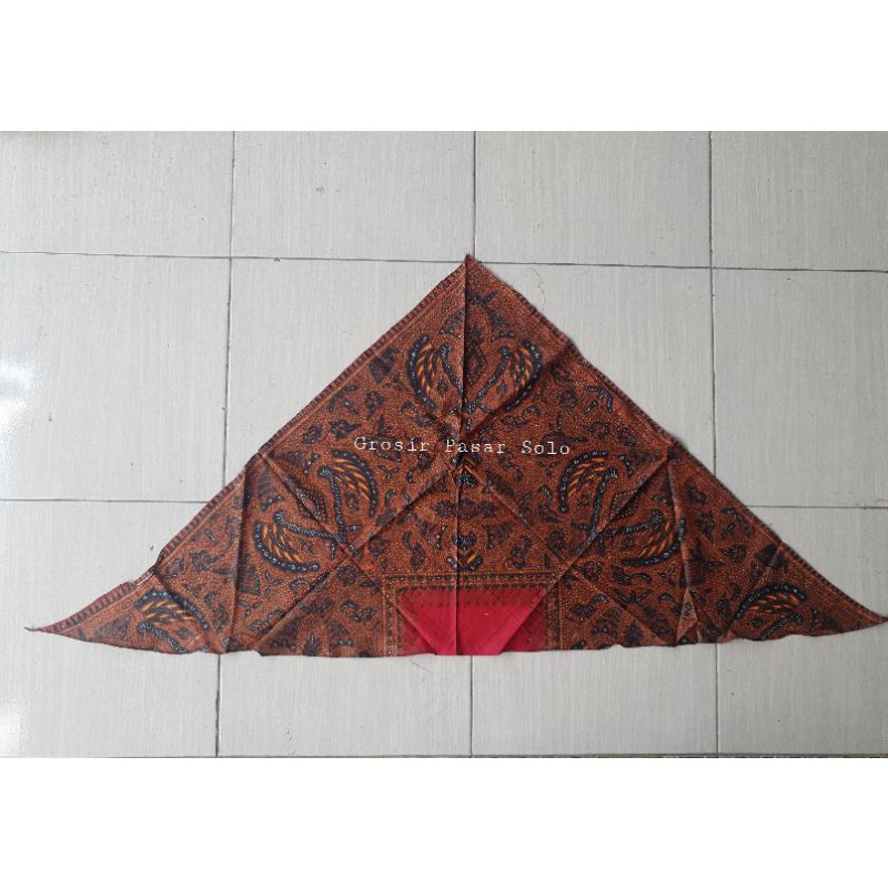 Iket segitiga / iket segitiga jawa / iket udeng segitiga banyak motif / slayer batik