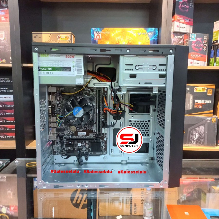 PC Rakitan CORE I3  RAM 4GB SSD 120GB/CPU OFFICE/KOMPUTER KANTOR/CASHIER /CPU CORE i3 2120