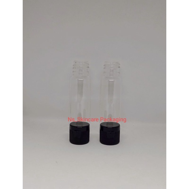 Botol fliptop hitam 20ml / Botol Fliptop 20ml