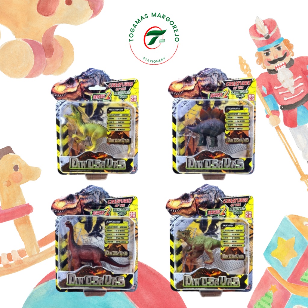 READY STOCK  MAINAN DINOSAURUS 0170 EMCO