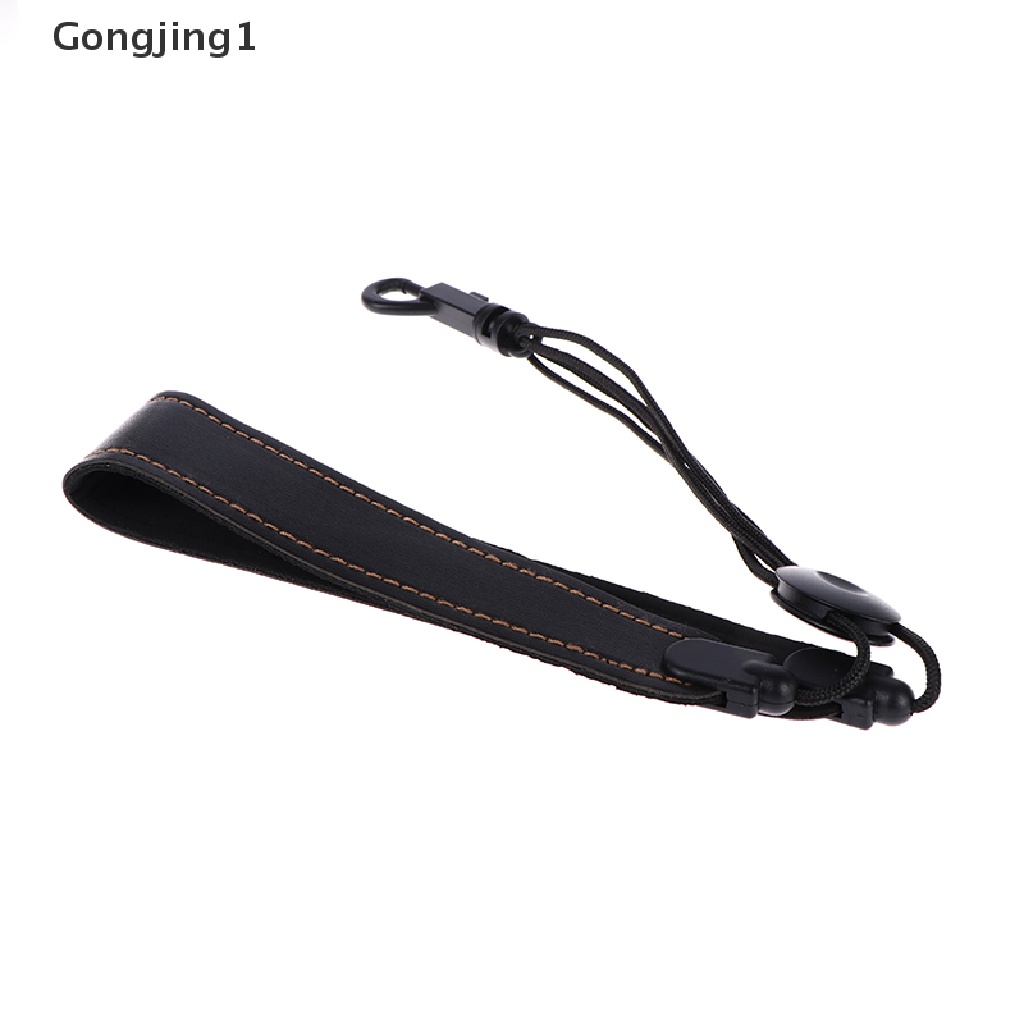 Gongjing1 Strap Leher Saxophone Alto Adjustable Bahan Kulit