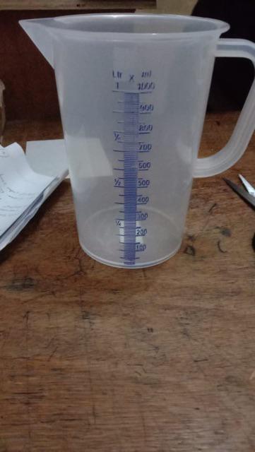 Gelas Takar Gelas Ukur 1l Green Leaf 1831