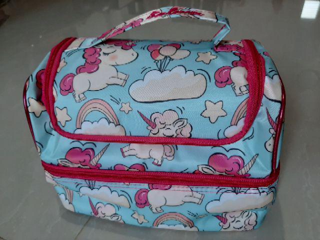 Tas Bekal Susun Jumbo Unicorn Tosca Lc / Lunch Bag Doubledecker