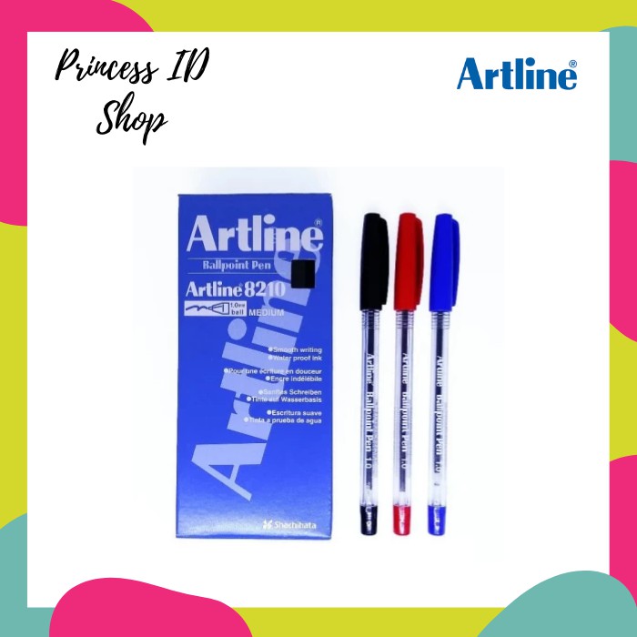 

PULPEN BALLPOINT ARTLINE EK-8210 12 PCS