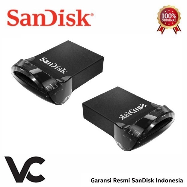 SANDISK FLASHDISK ULTRA FIT 16GB 32GB 64GB 128GB CZ430 MINI USB 3.1 FLASH DISK GEN1 CZ 430