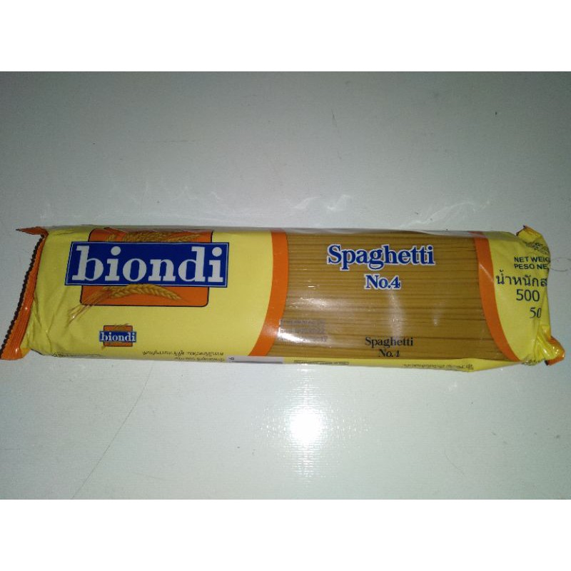 

biondi spaghetti 500 gr