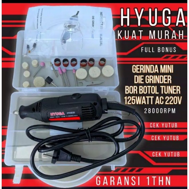 mesin gerinda mini tuner bor botol die grinder hyuga by uchiha uciha gurinda tangan listrik