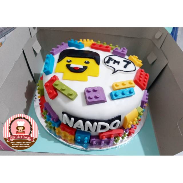 Lego Cake Kue karakter lego