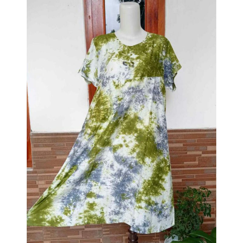 (DIOBRAL NGABISIN STOK) Daster Payung Batik Jumputan Khas Jogja