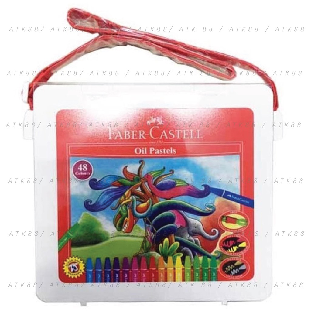 

Hexagonal Oil Pastel 48Pcs (#420048) / Crayon faber castell