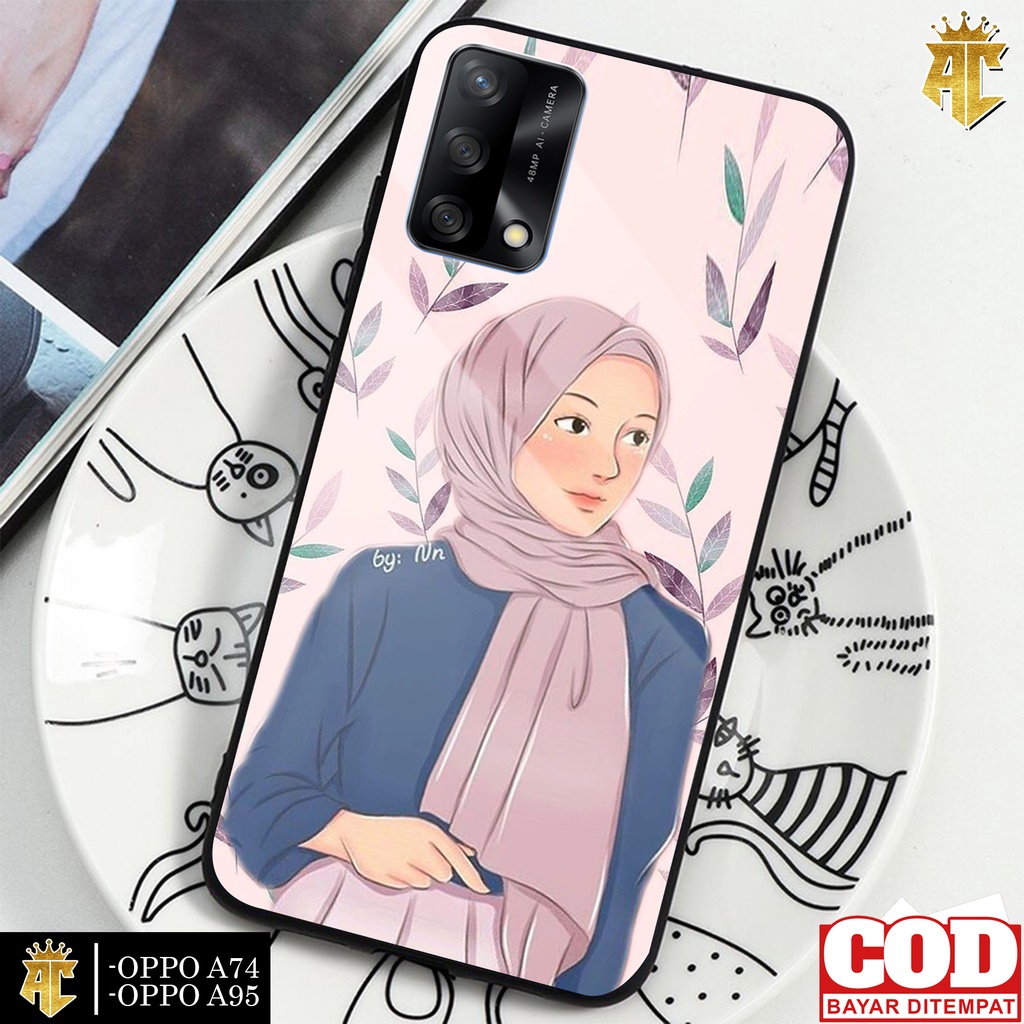 Case OPPO A74/OPPO A95 - Casing OPPO A74/OPPO A95  Terbaru 2021 AERO CASE [ HIJAB ] Silikon OPPO A74