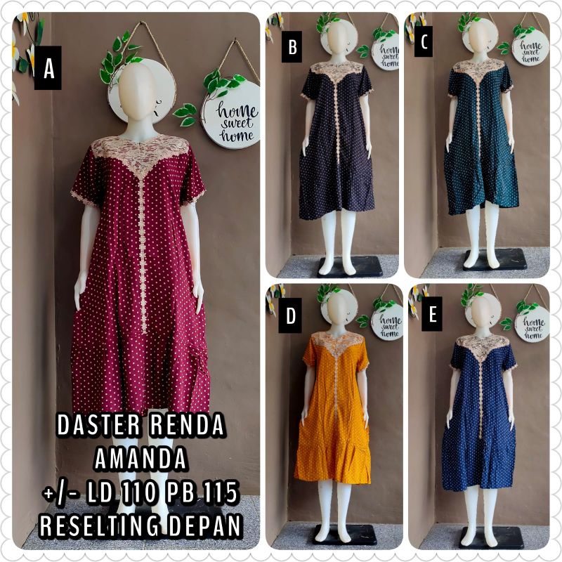 DASTER BUMIL BUSUI BAJU TIDUR BATIK CAP RAYON SUPER MURAH