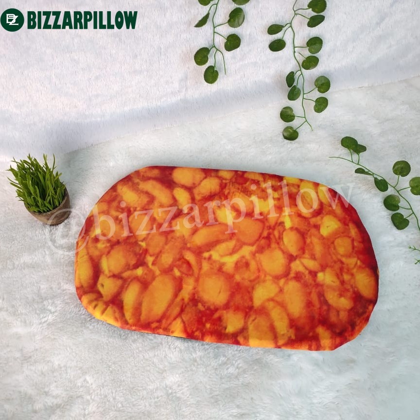 Bizzarpillow Keset / Alas Duduk Motif Tempe Goreng BZ263