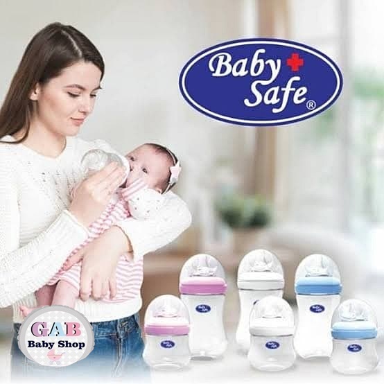 Baby Safe Wide Neck Bottle 125ml 250ml Botol Susu Anak Bayi WN001 WN002 WN30 Babysafe