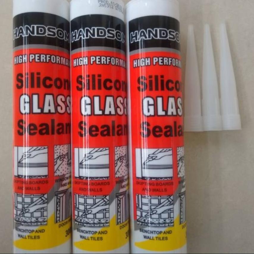 

(W9Q5) ☆ Khrsma JKT - KRM_LEM BOTOL HANDSOM LEM KACA BOTOL LEM SEALANT BOTOL CLEAR / WHITE/BLACK //Produk@diskon