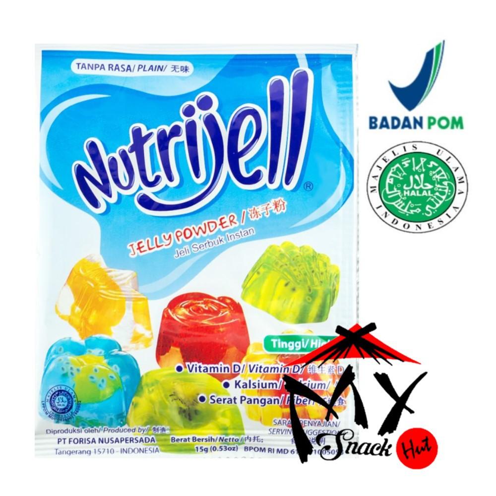 

NUTRIJELL PLAIN - NUTRIJEL JELLY POWDER TANPA RASA - SERBUK JELI KARAGENAN KONYAKU SERAT HALAL MUI Berkualitas