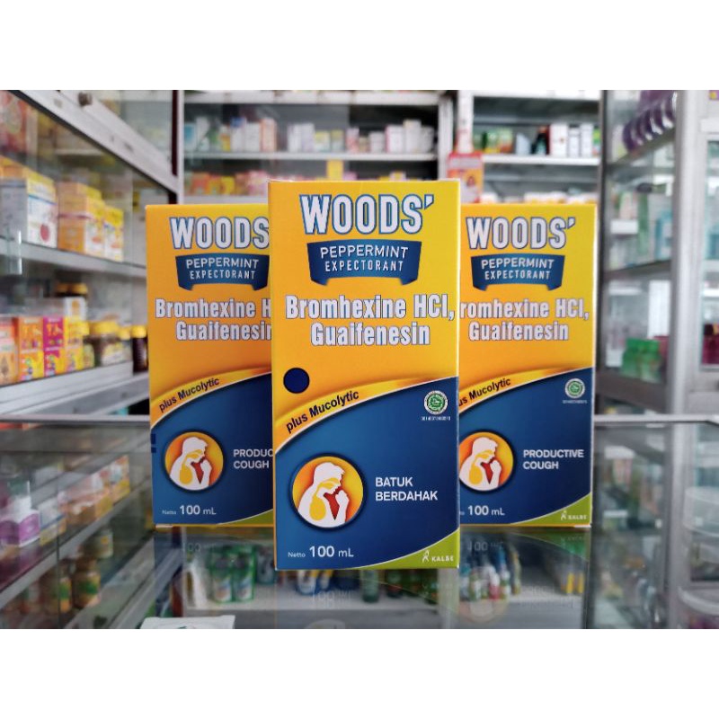 WOODS PEPPERMINT EXPECTORANT SIRUP 100ML - ED 06/2024