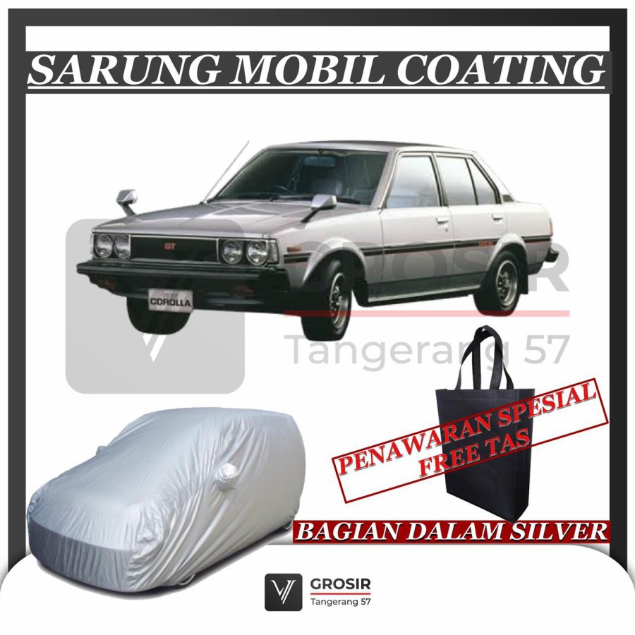 SARUNG MOBIL COROLLA DX COATING BODY COVER COROLLA DX