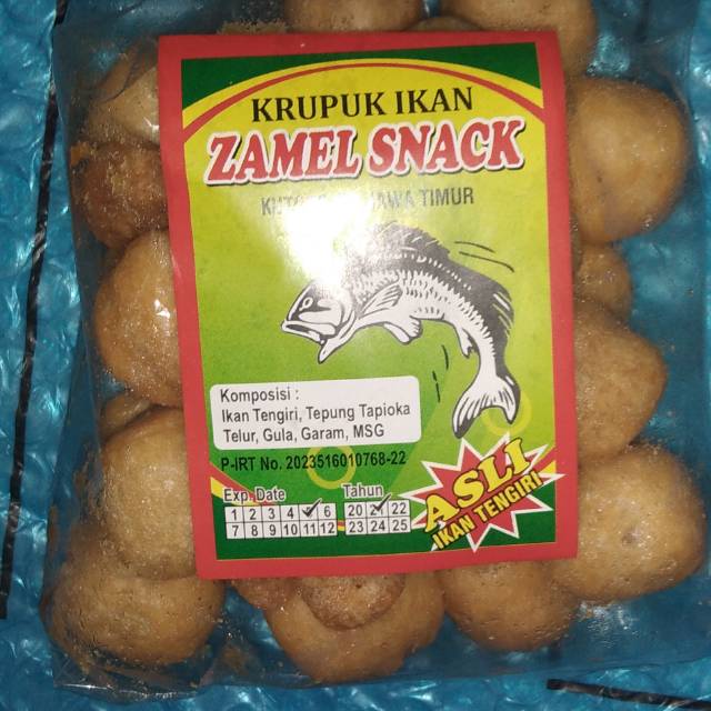 

Krupuk tengiri zamel snack (20pcs)