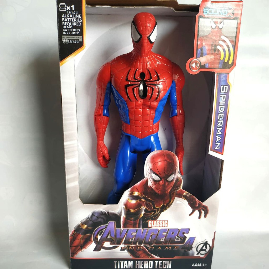 Spiderman Classic Avengers End Game Titan Hero Tech With Music